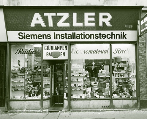 Franz Atzler, Elektroinstallationen und Handel: 1070 Wien, Kirchengasse 3
