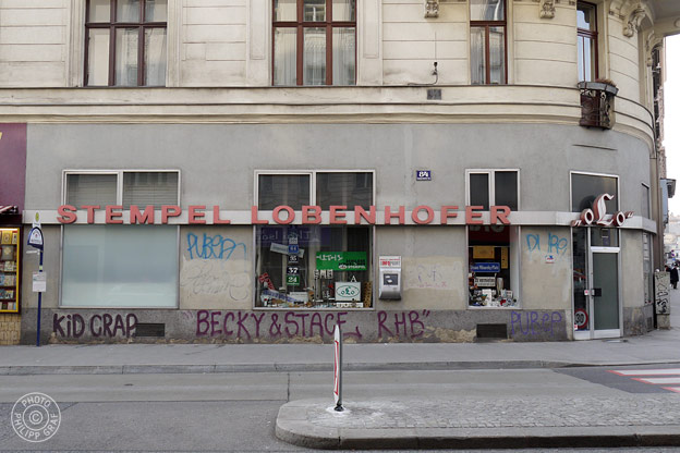 Stempel Lobenhofer: 1060 Wien, Gumpendorfer Straße 84