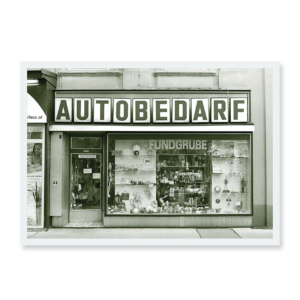 4 Postkarten: Autobedarf