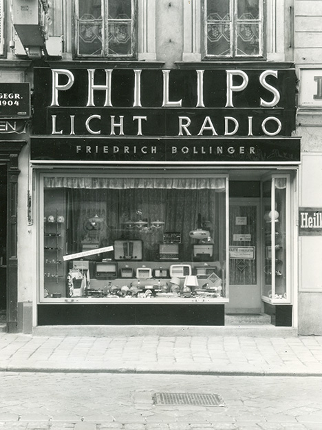 Philips Licht Radio – Geschäftsportal Wien. Foto: Bruno Reiffenstein