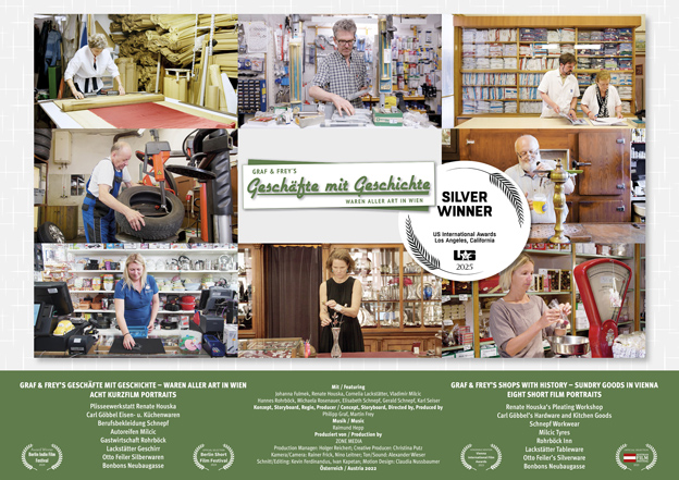 Graf und Freys Geschäfte mit Geschichte - US International Awards - Silver Winner