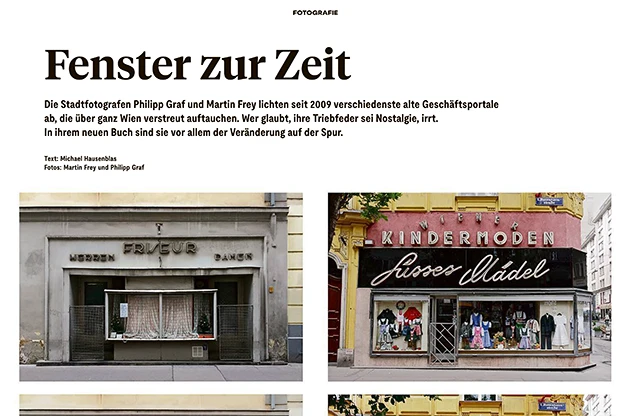 Der Standard – Michael Hausenblas: Fenster zur Zeit