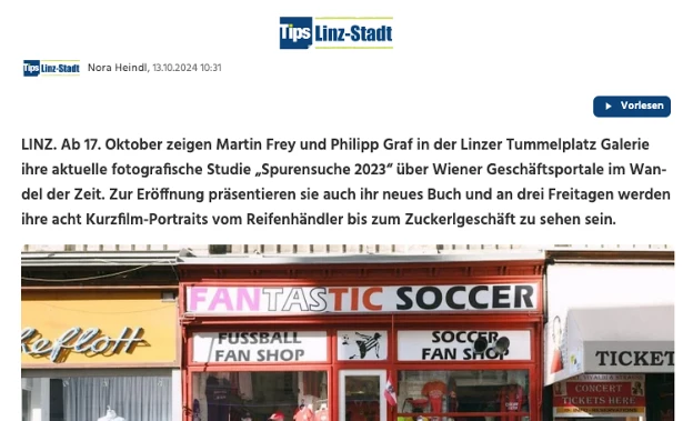 tips at linz - Foto-Ausstellung in der Tummelplatz Galerie